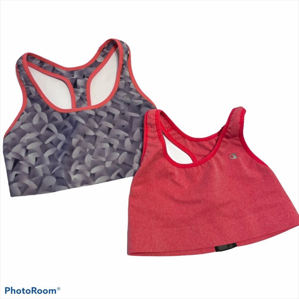 Champion Racerback Sports Bra Bundle Lot Of 2 Sm